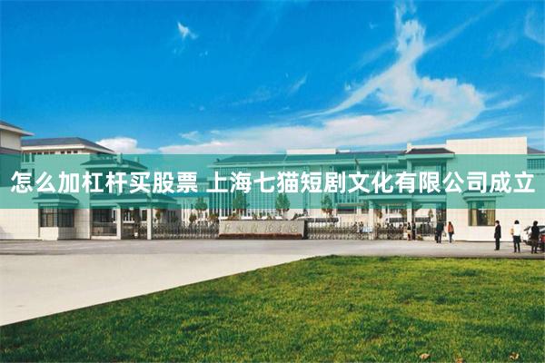 怎么加杠杆买股票 上海七猫短剧文化有限公司成立