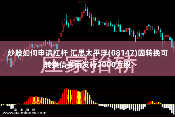 炒股如何申请杠杆 汇思太平洋(08147)因转换可转换债券而发行2000万股