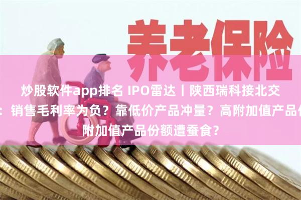 炒股软件app排名 IPO雷达丨陕西瑞科接北交所二轮问询:销售毛利率为负?靠低价产品冲量?高附加值产品份额遭蚕食?